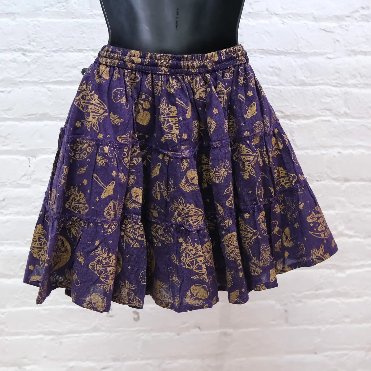 Flowy Mushroom/Celestial Boho Skort