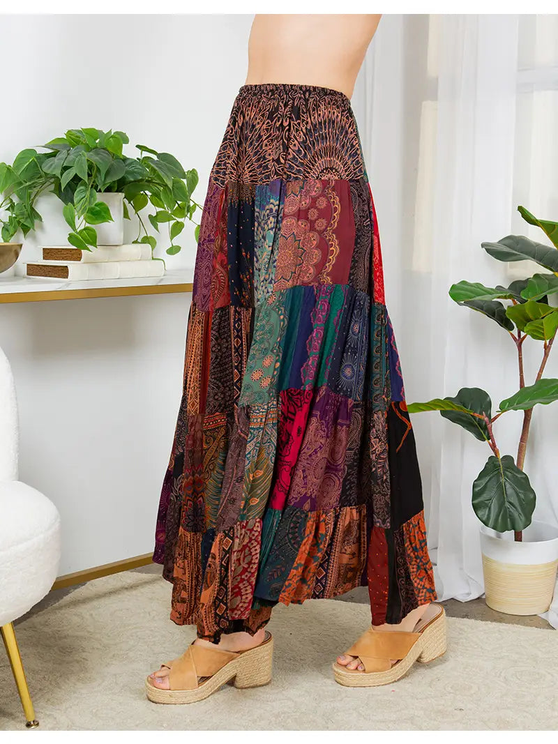Rayon Long Skirt