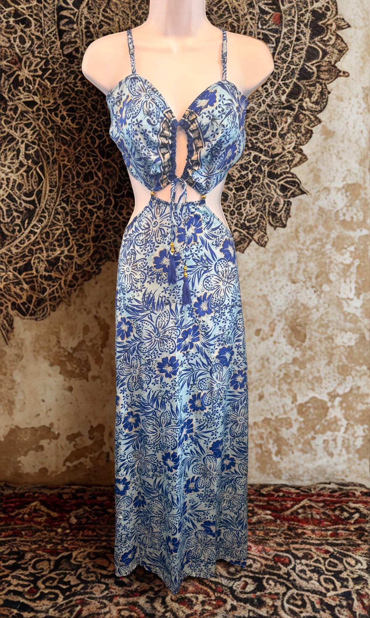 Maxi Boho Dress w/ Pockets