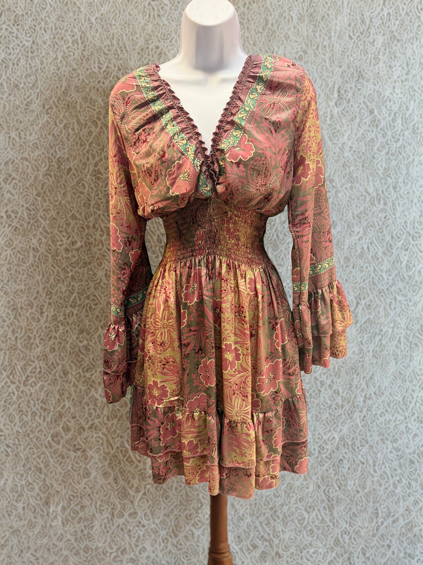 Short Boho Soft Dress