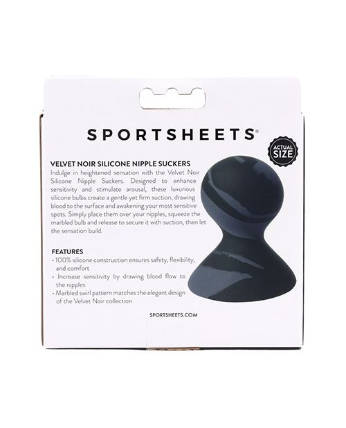 Sportsheets Velvet Noir Silicone Nipple Sucker