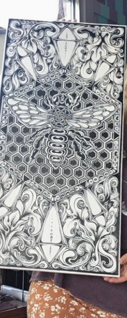 Tapestry - Bee/Crystal Art