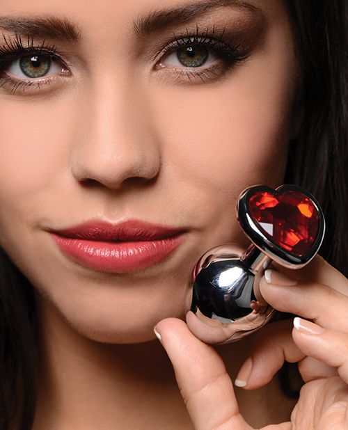 Booty Sparks Red Heart Aluminum Gem