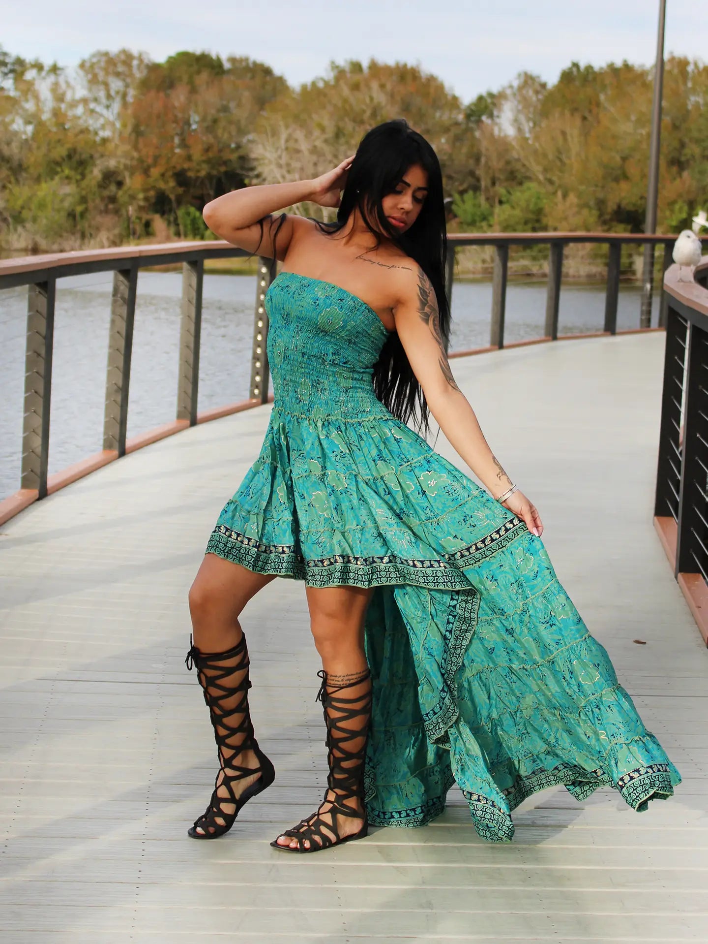 High Low Boho Summer Dress