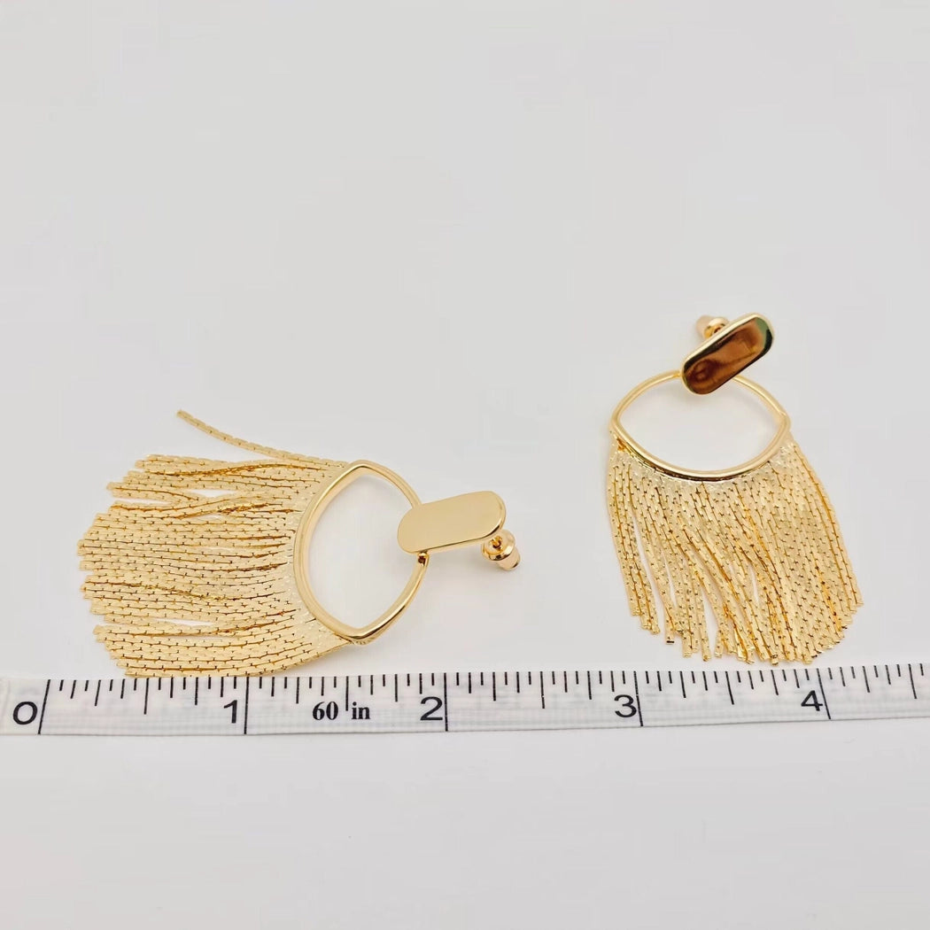 18K GOLD PLATED TASSEL EYELASH