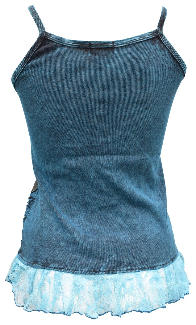 Fairycore Lace Up Cami Tank Top