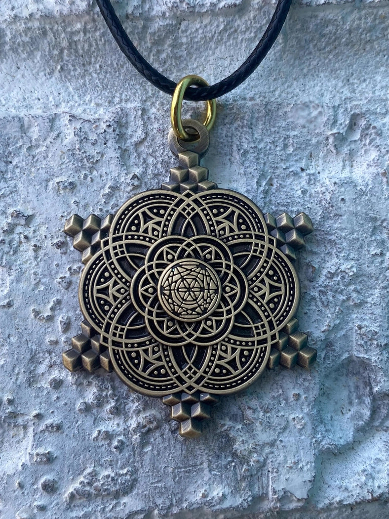 Cubular Sacred Geometry Pendant