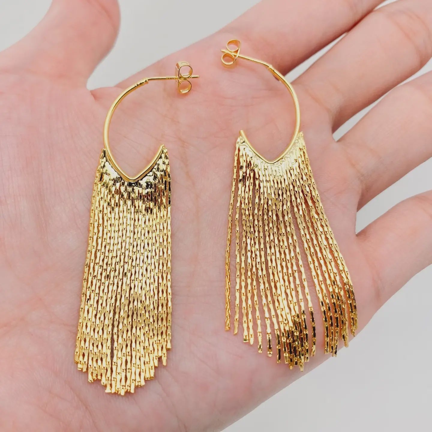 18K GOLD PLATED TASSEL CHAIN