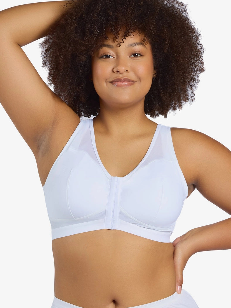 The Harper - Wirefree Mesh Front-Closure Bra