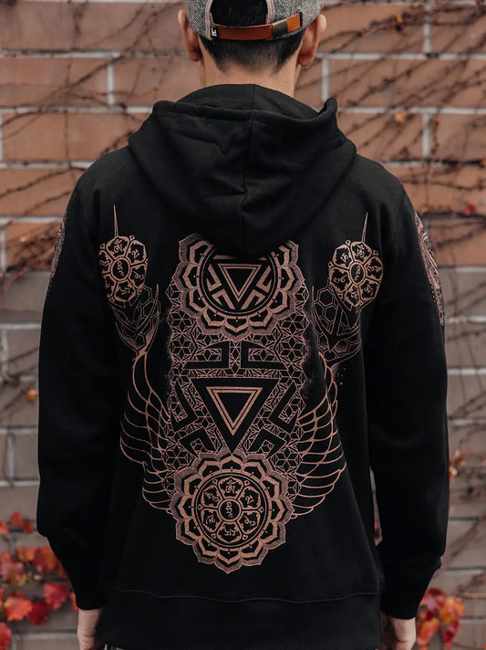 Ascendant Chakra Cotton Zip-Up Hoodie - COMING SOON