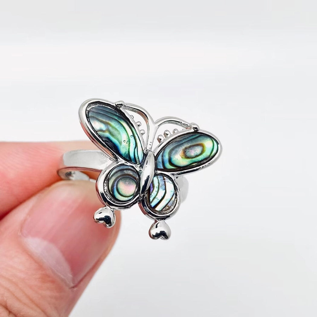 Abalone Shells Adjustable Ring