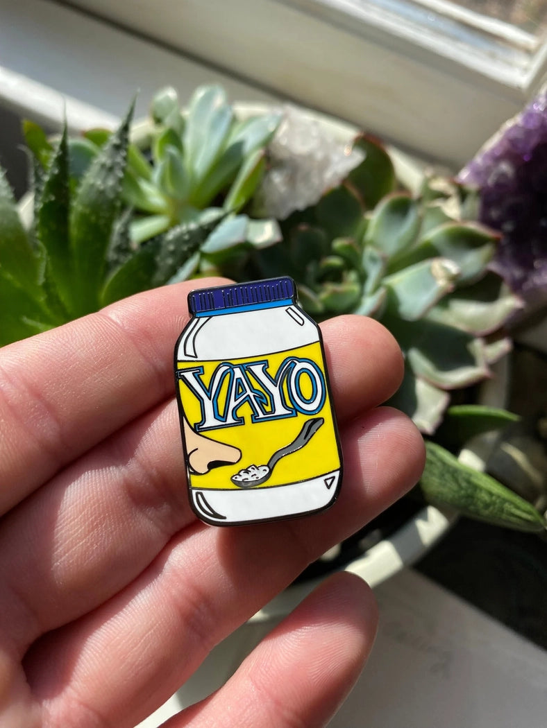 Yayo Party Favor Pin – 1.5" Hard Enamel