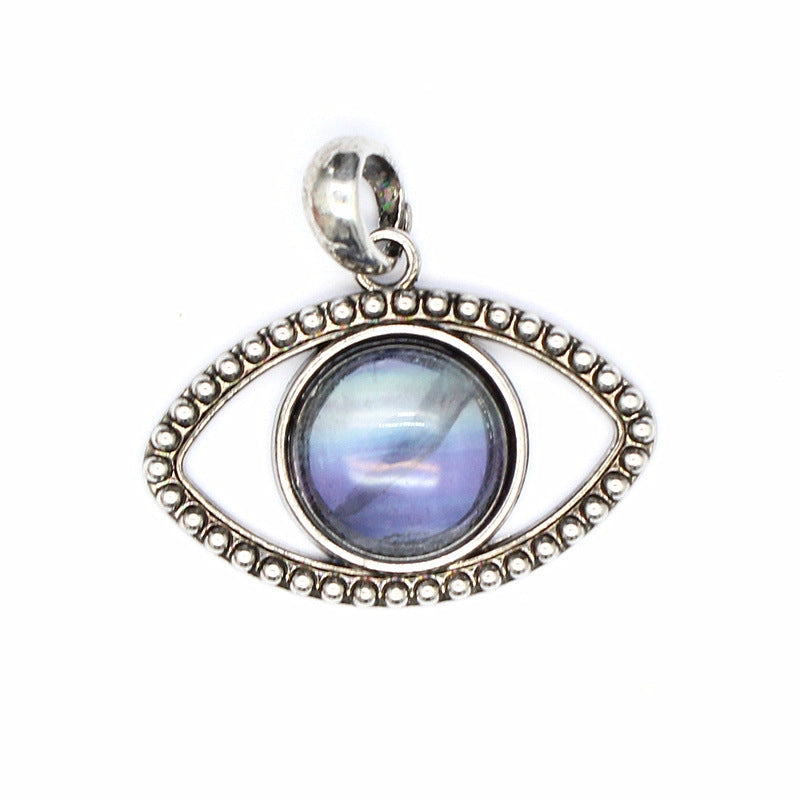 Vintage Natural Stone Evil Eye Charms