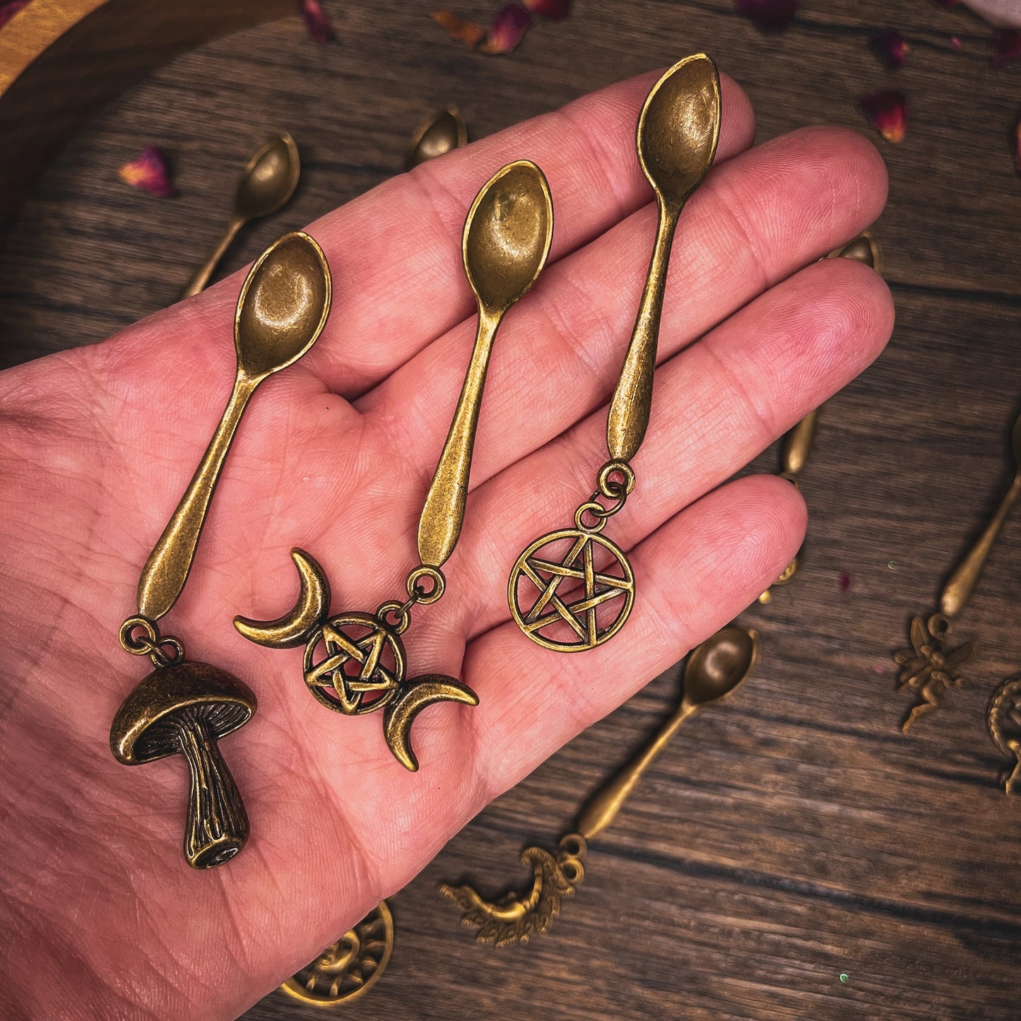 Witchy Charm Bronze Spoons
