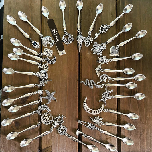 Witchy Charm Silver Spoons
