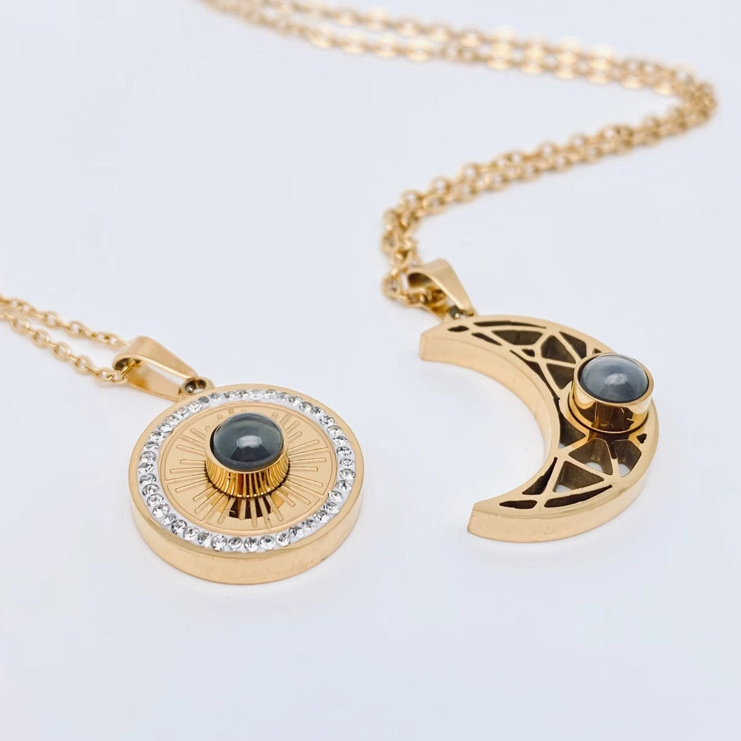 "I Love You" Projection 100 Languages Necklace