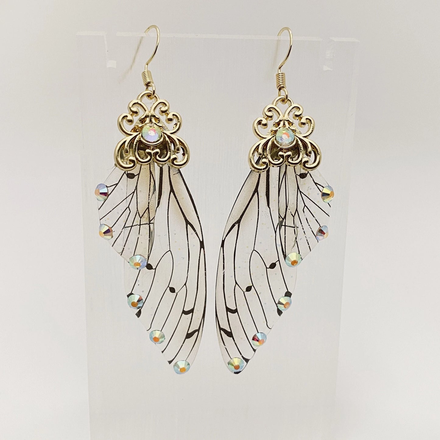 Handmade Fairy Wings Earrings