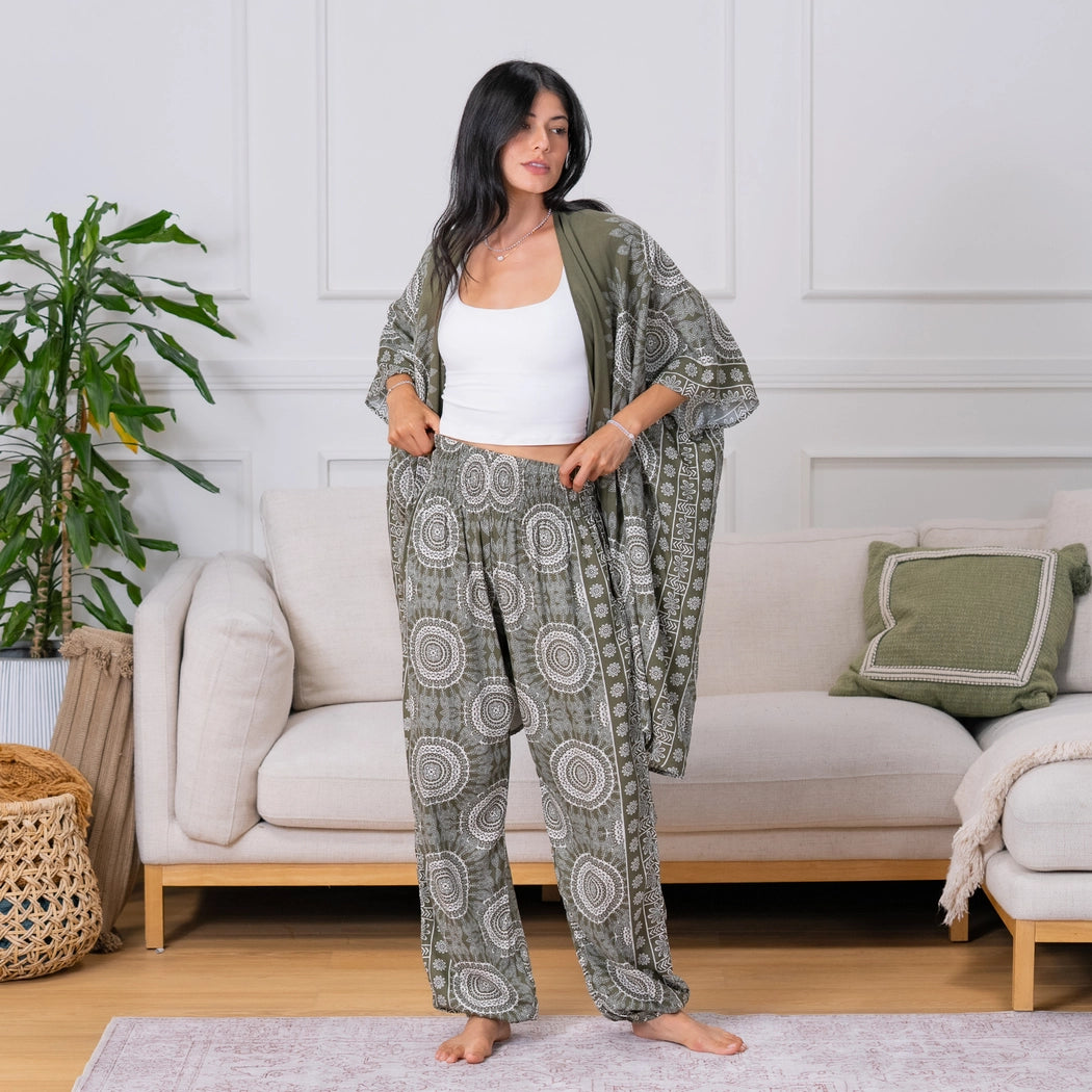 Tuscany Harem Pants with Pockets