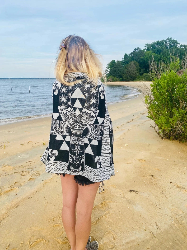 Sacred Scarab Pashmina