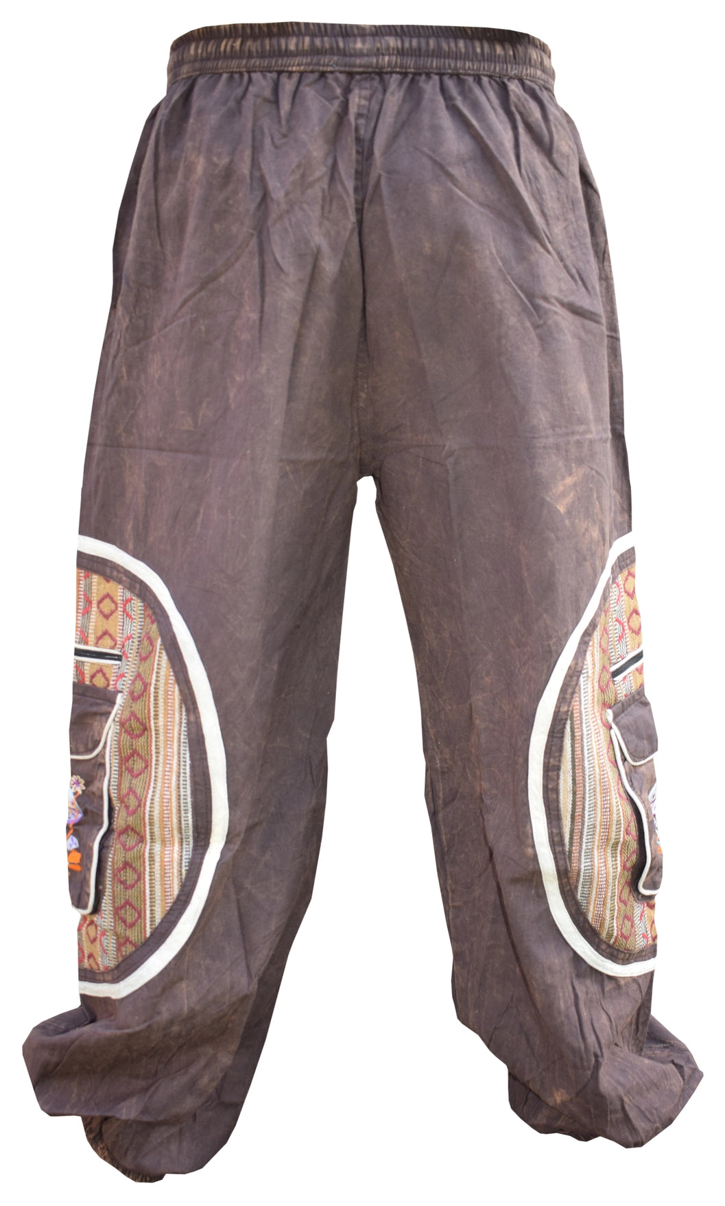 Aztec Pocket Mushroom Parachute Cargo Pants - COMING SOON