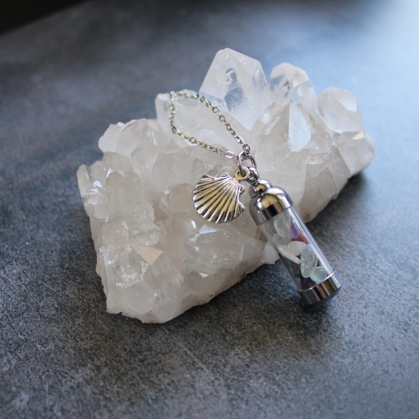 Aphrodite Spell Jar Amulet Necklace