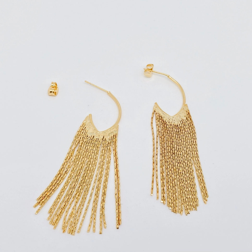 18K GOLD PLATED TASSEL CHAIN