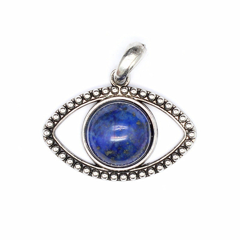 Vintage Natural Stone Evil Eye Charms