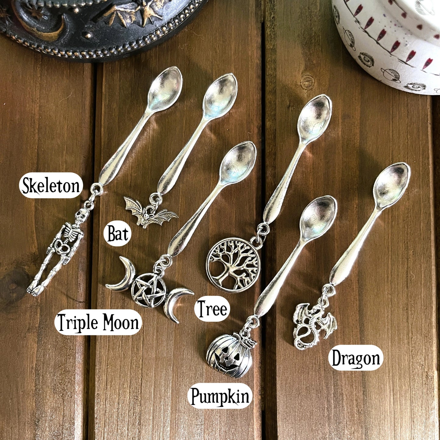 Witchy Charm Silver Spoons