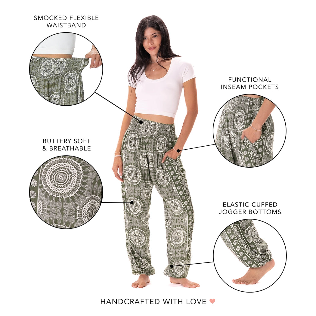 Tuscany Harem Pants with Pockets