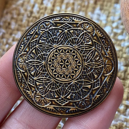 Eternal Teacher Sacred Geometry Hat Pin