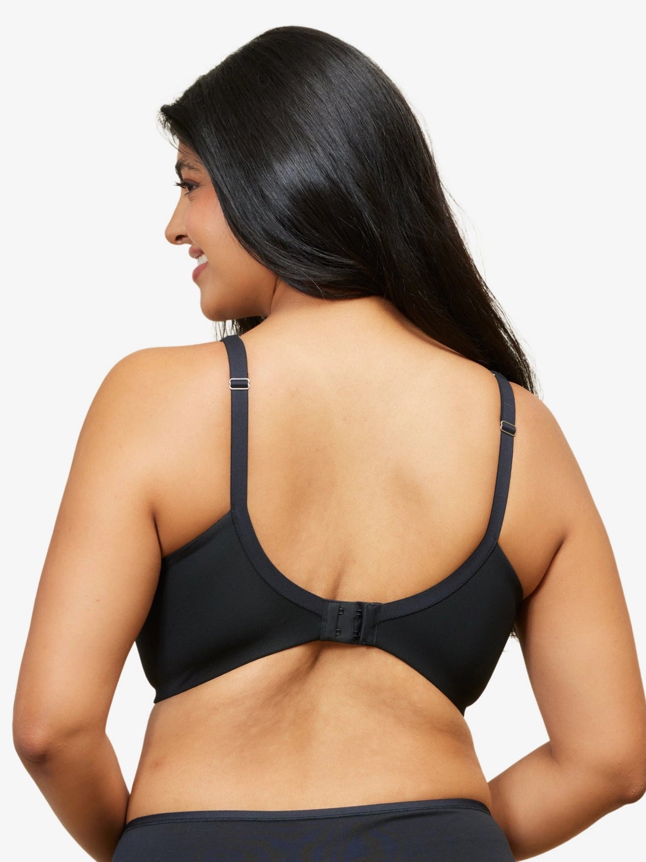 The Jolene Jet Black Perfect Plunge Underwire Bra