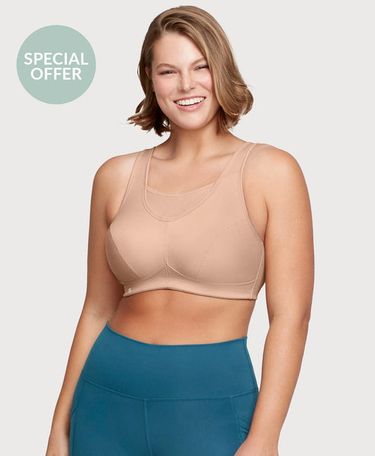 No-Bounce Cafe Camisole Elite Sports Bra