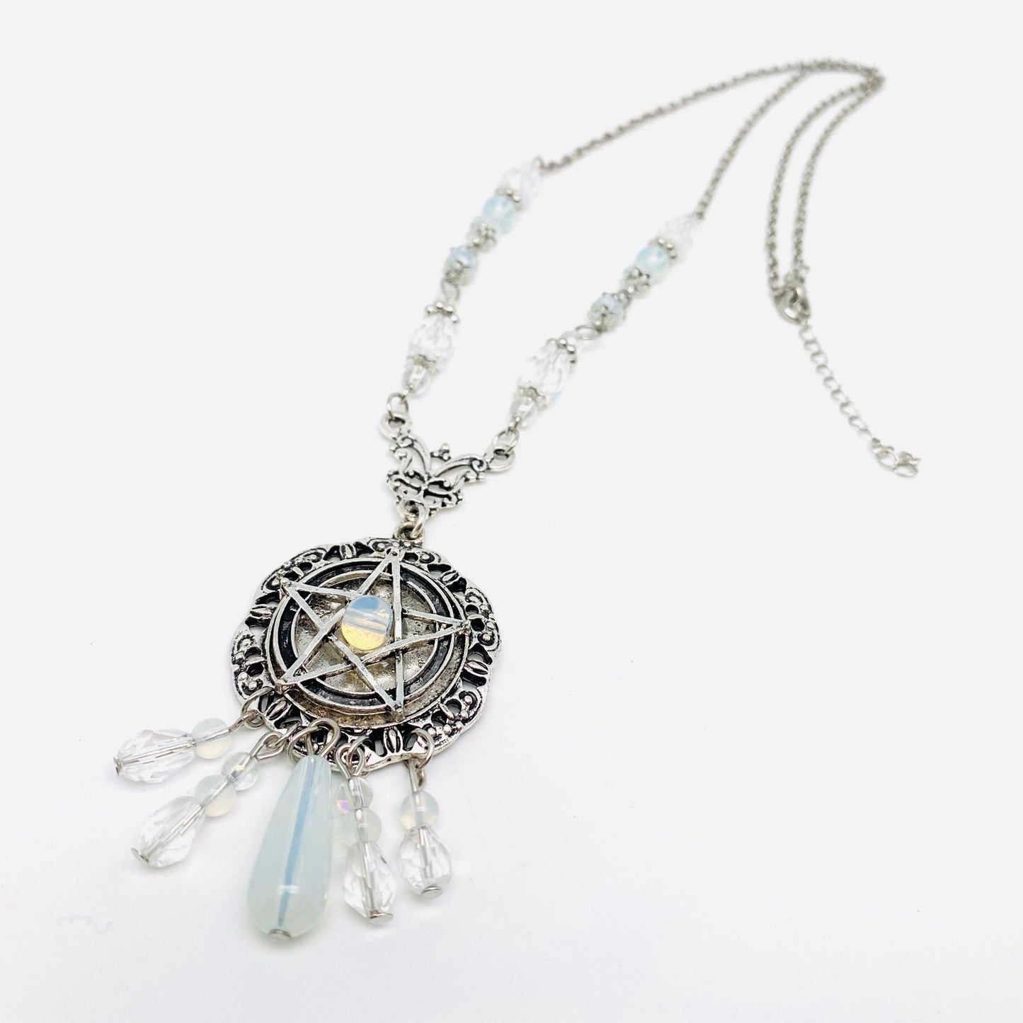Gothic Mystery Hexagram Necklace