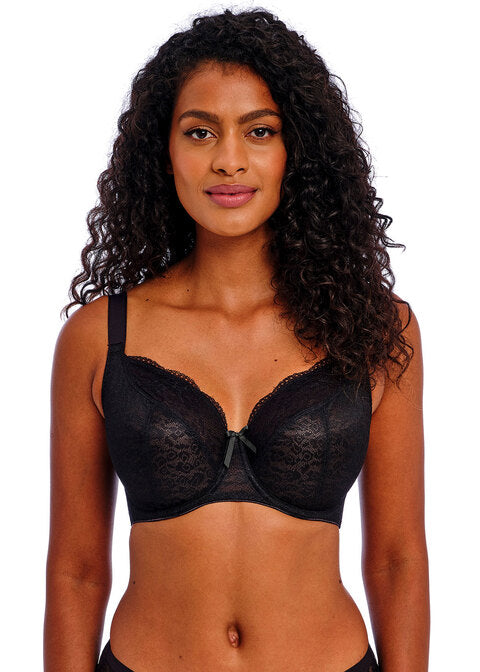 Freya Fancies Black UW Balcony Molded Bra