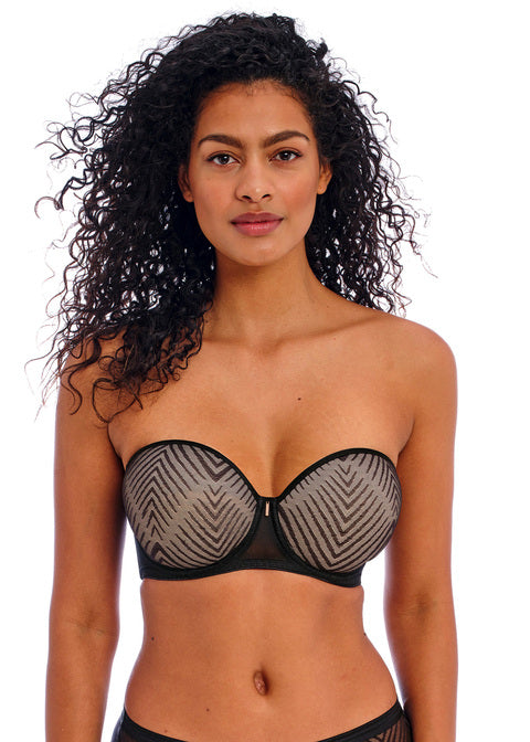 Tailored Black UW Molded Strapless Bra (Band Sizes 28-38)
