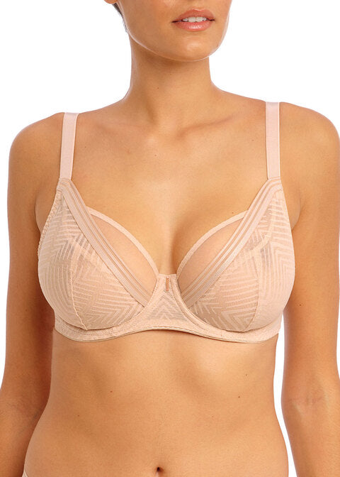 Tailored Natural Beige UW High Apex Plunge Bra (Band Size 28-38)