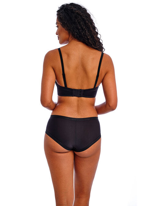 Deco Black Underwire Strapless Molded Bra