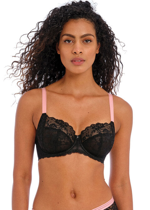 Offbeat Black UW Side Support Bra