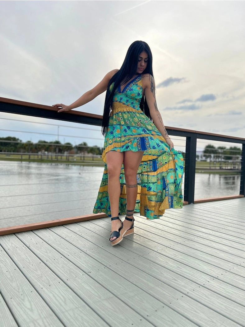High Low Boho Dress