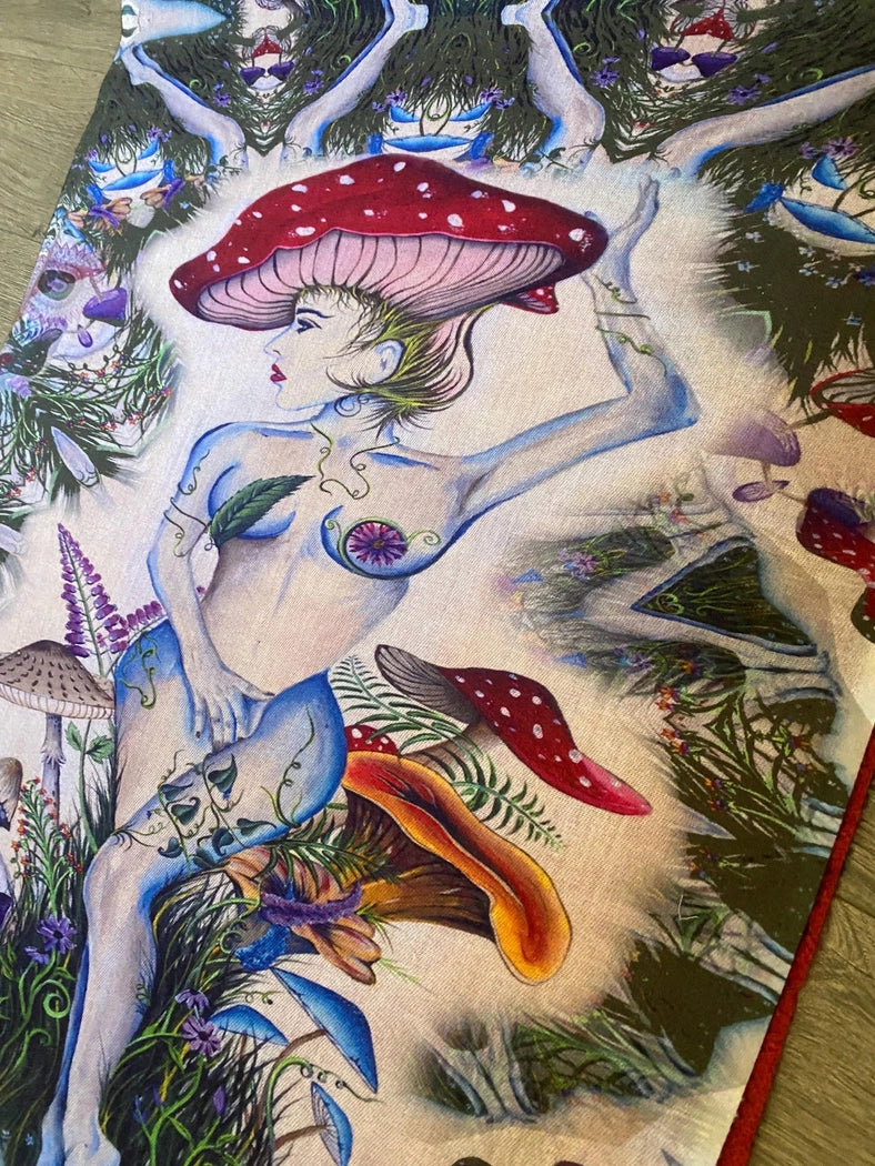 Alice in Mushroomland Pashmina