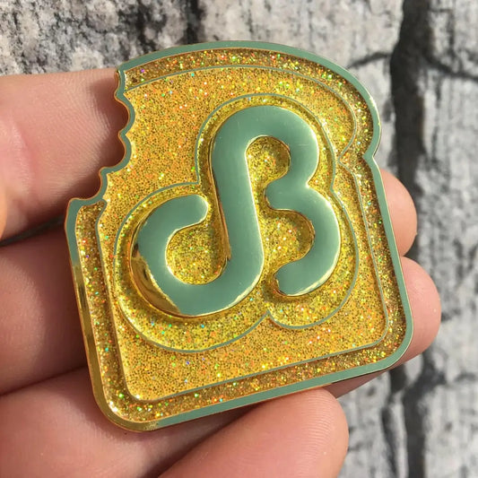 Daily Bread EDM Pin – 2" 3D Gold Enamel