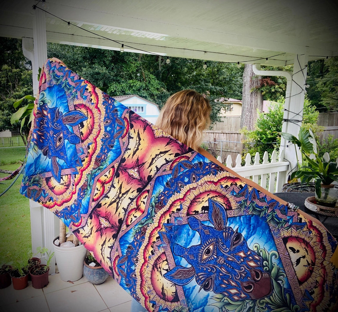 Paisley Giraffe Pashmina