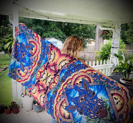 Paisley Giraffe Pashmina