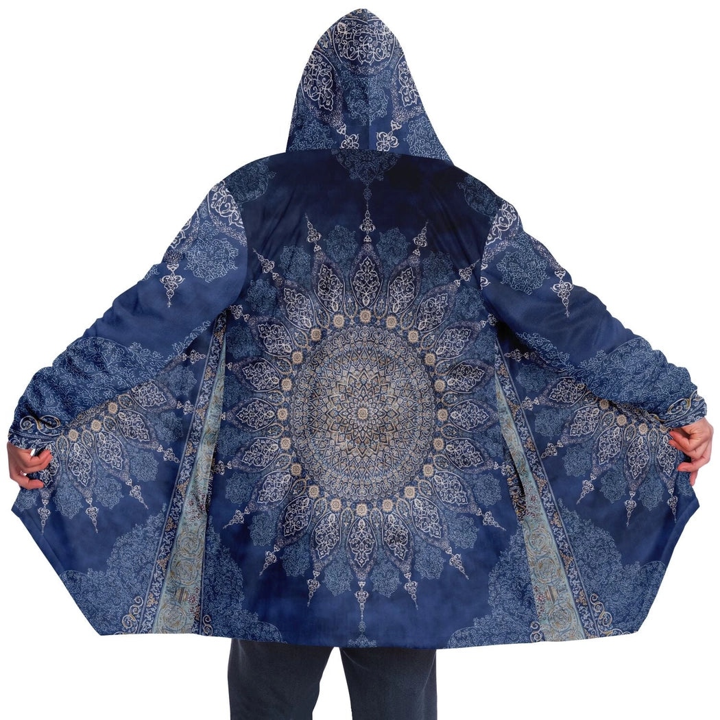 Radial Blue Persian Carpet Cuddle Cloak