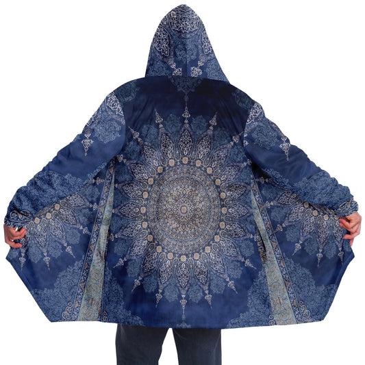 Radial Blue Persian Carpet Cuddle Cloak