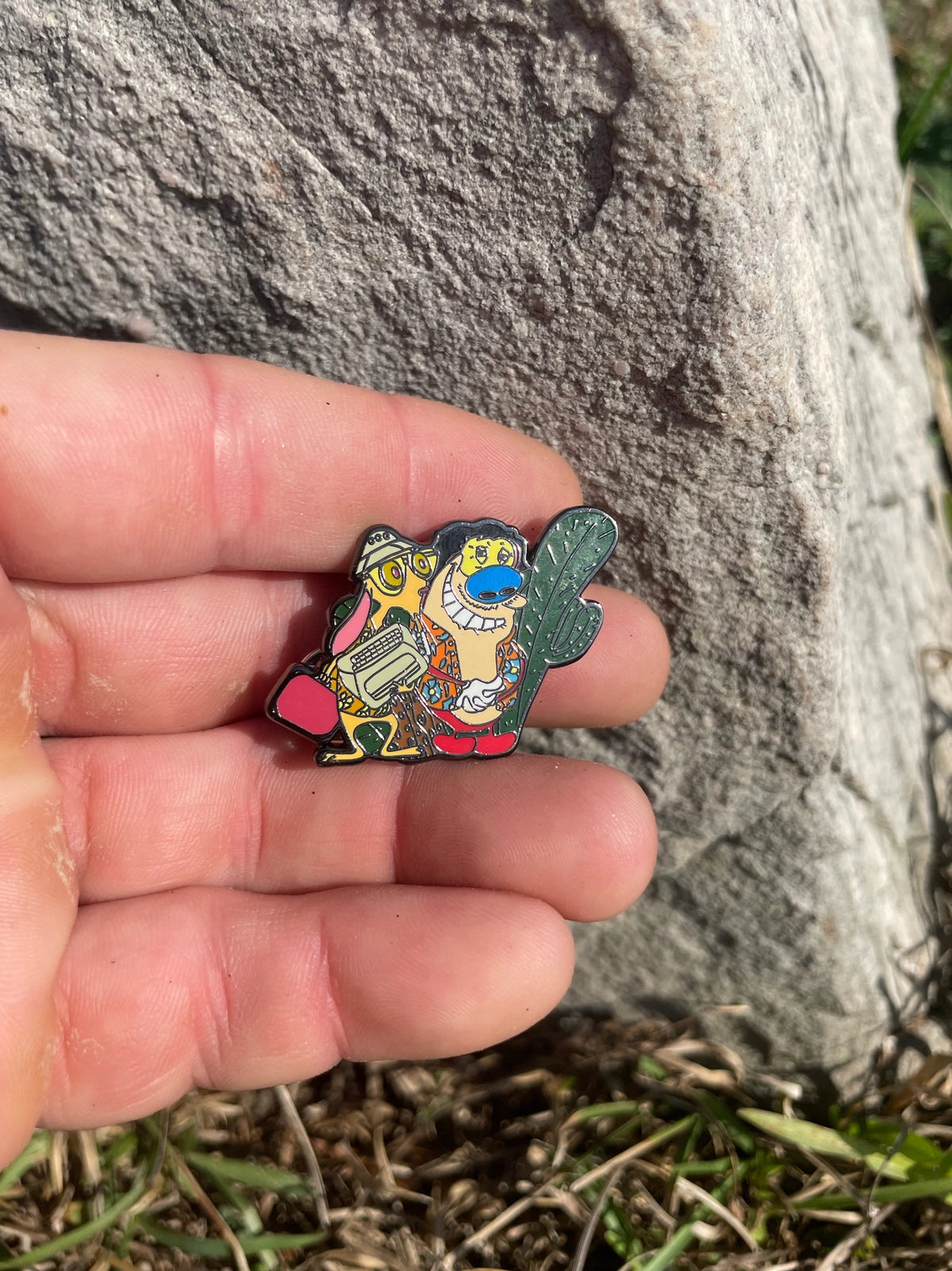 Ren and Stimpy Fear and Loathing Pin
