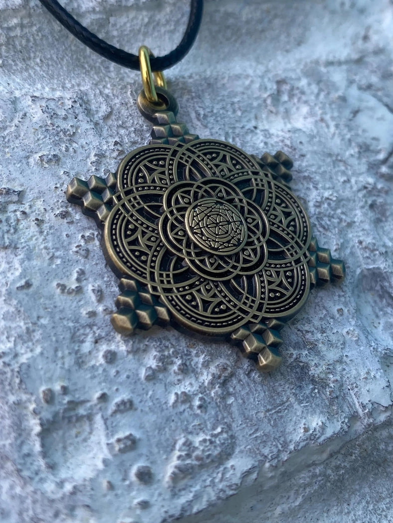 Cubular Sacred Geometry Pendant