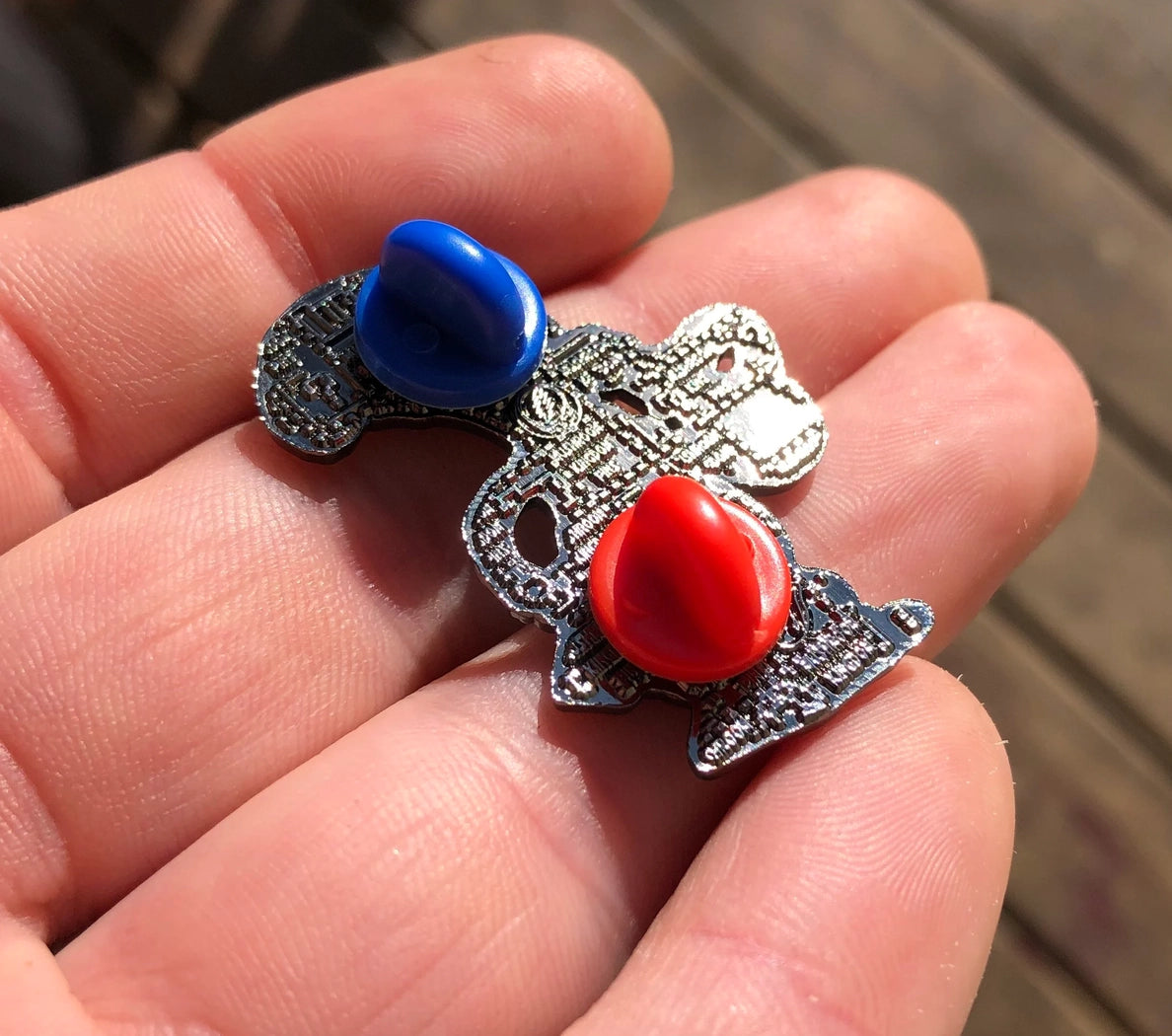 Roger & Klaus Subtronics Pin – 1.5" Hard Enamel