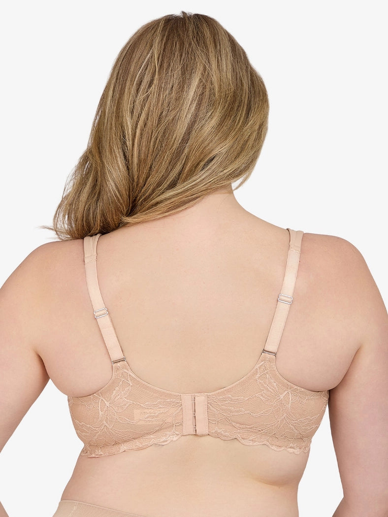 The Zoey Lace Band Molded Wireless T-Shirt Bra