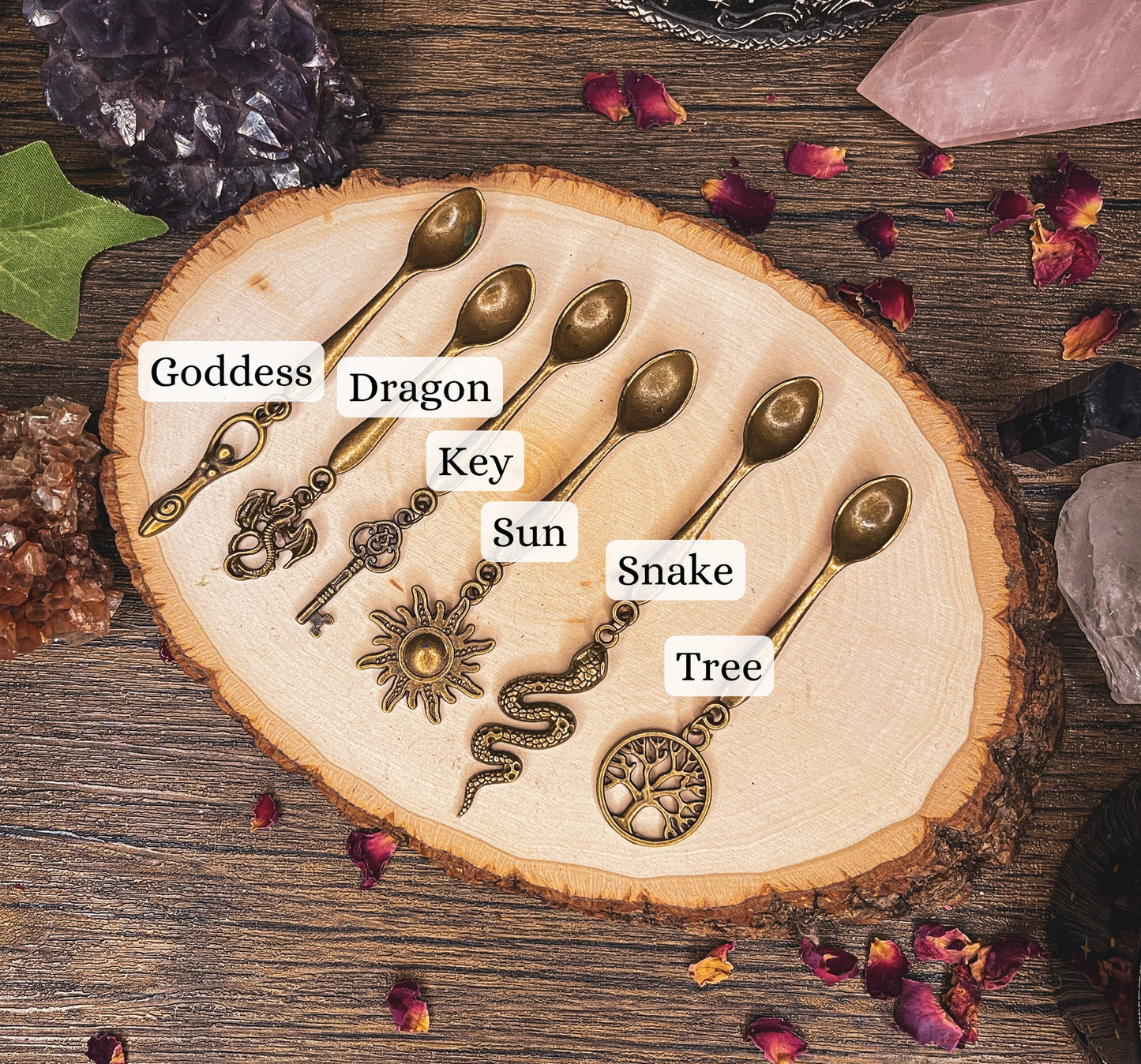 Witchy Charm Bronze Spoons